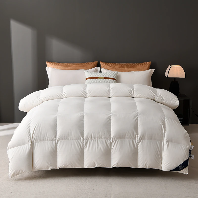 五星级酒店高奢90%鸭绒被被子秋冬被芯冬季冬被保暖抗菌羽绒被