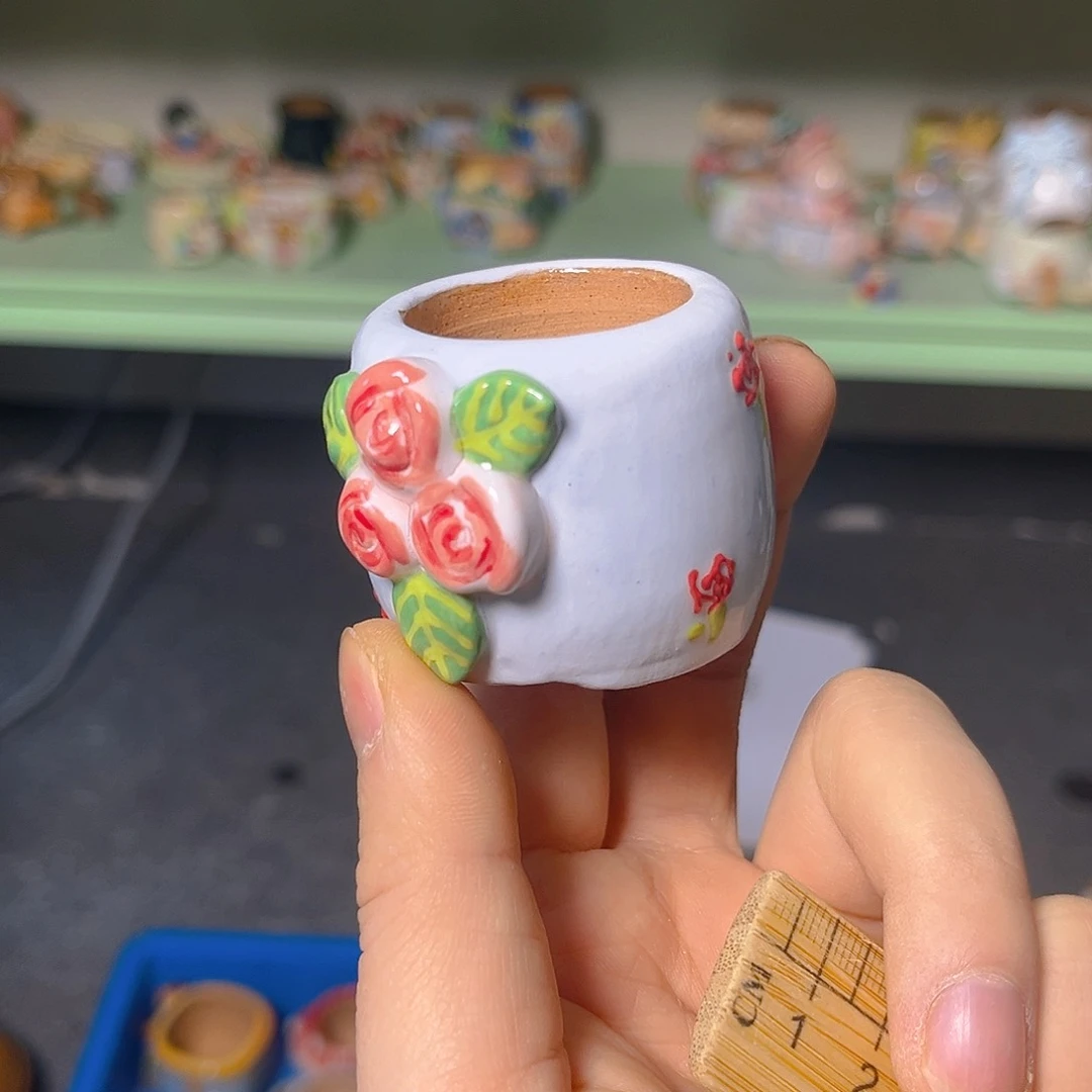 红陶老梧家瑕疵多肉花盆