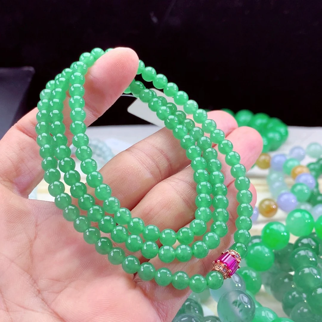 翡翠手链未镶嵌卡5