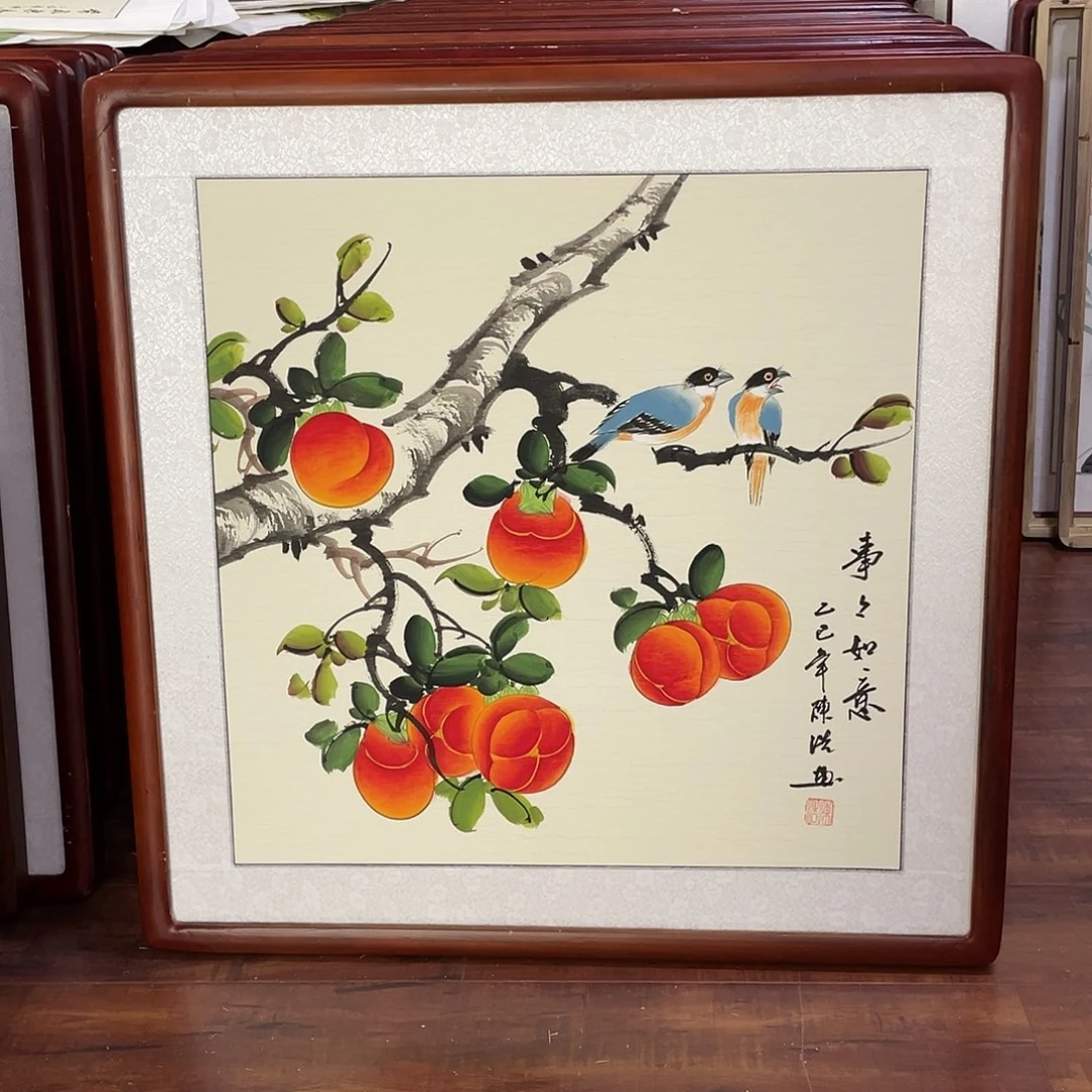 国画带框尺寸63*63厘米