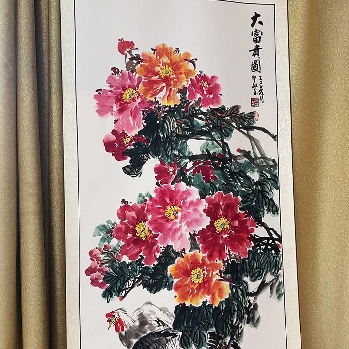 国画张圣敏先生纯手绘作品