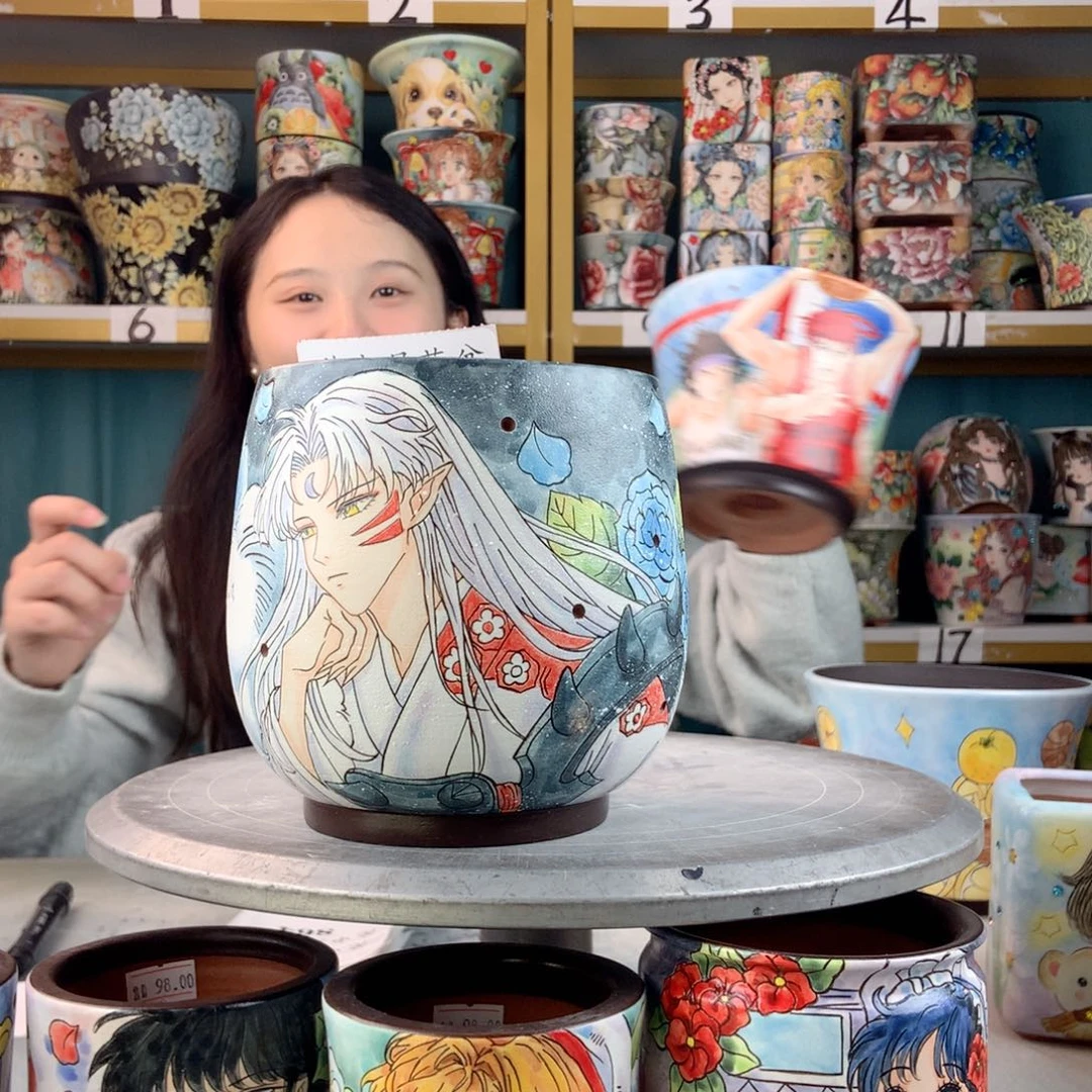 罐无**念景德镇手工瑕疵863