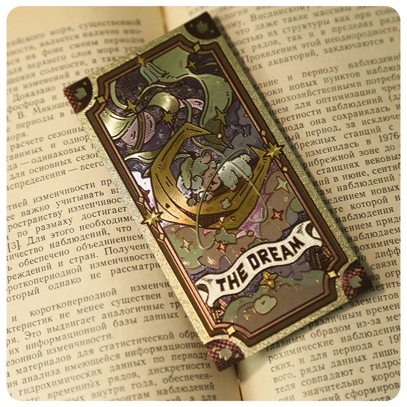 【墨鱼游戏】小羊山谷正版原创泛韦特系塔罗彩箔书签礼物情侣女朋友