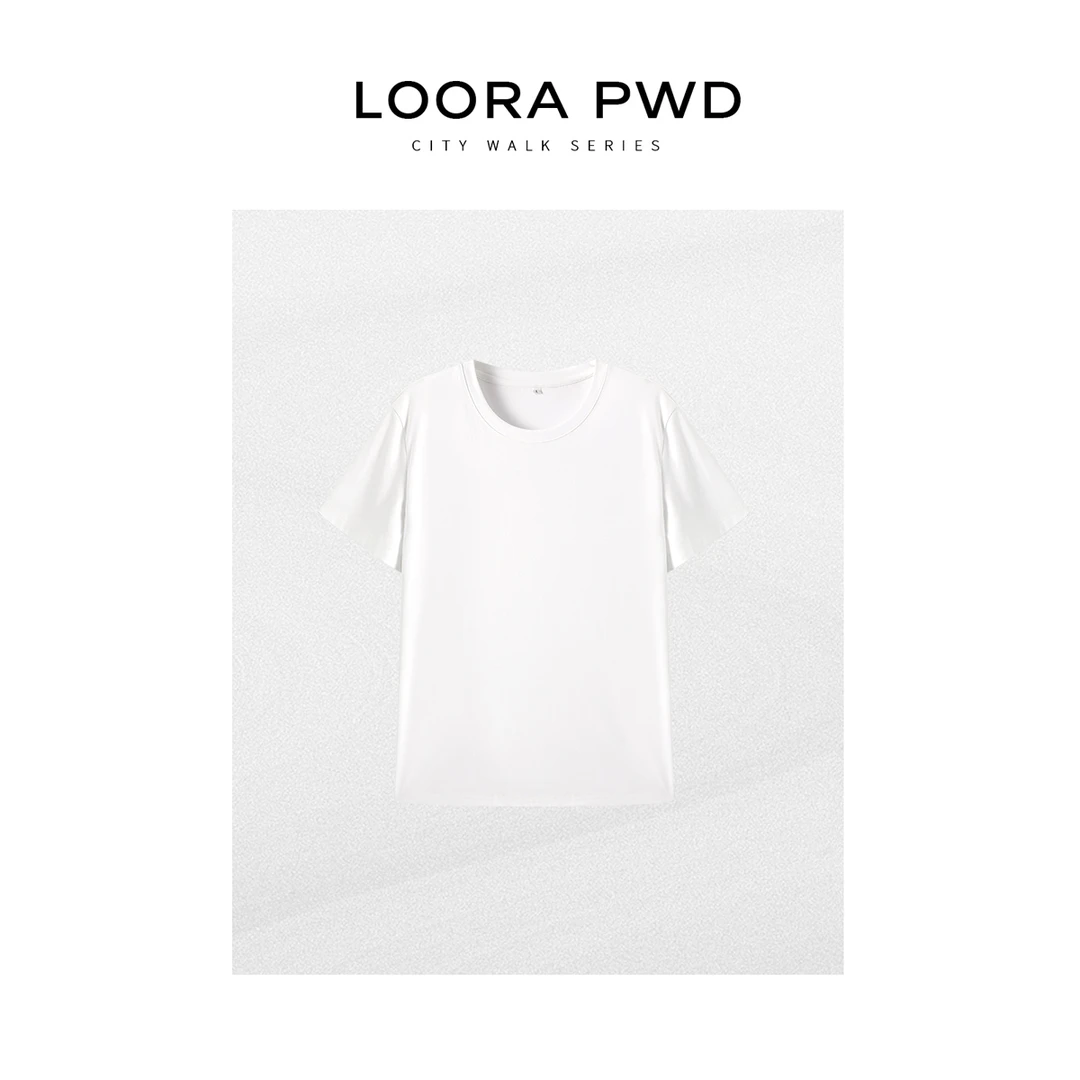 LOORAPWD/罗拉密码【女款】经典款百搭纯棉T恤25CJBZ0055N
