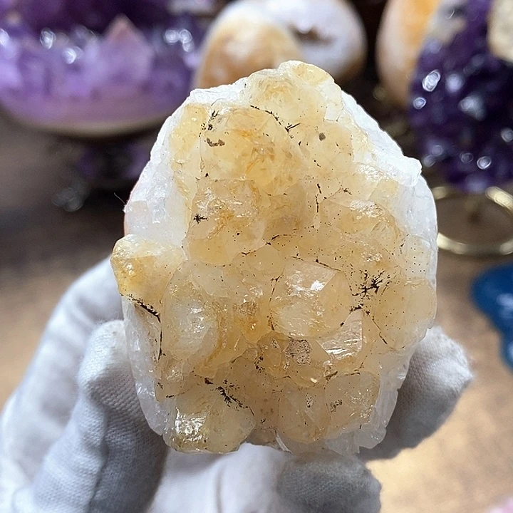 晶福利未镶嵌水晶21黄水福利