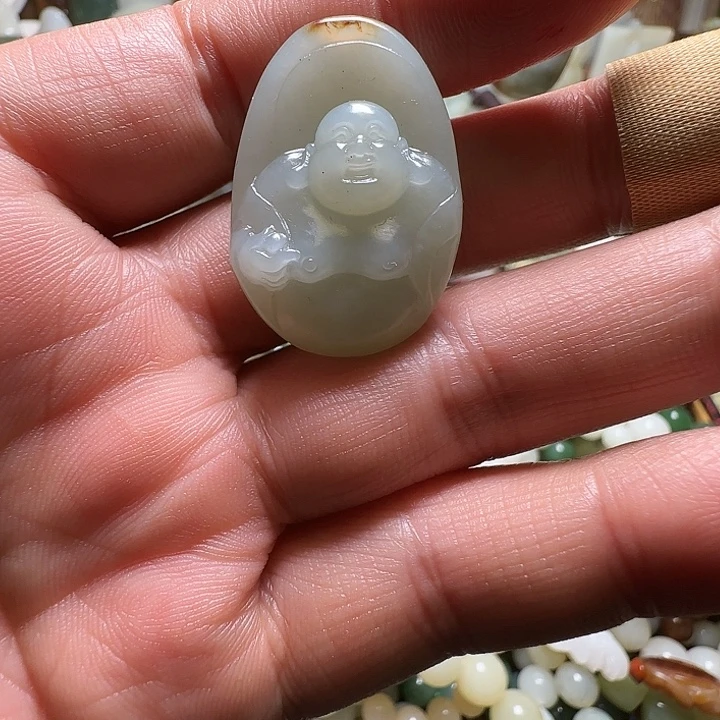 和田玉（青白玉）未镶嵌颈饰