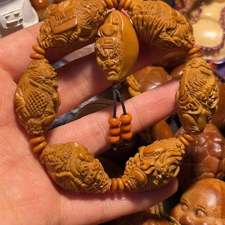 橄榄核手串/手链钟馗