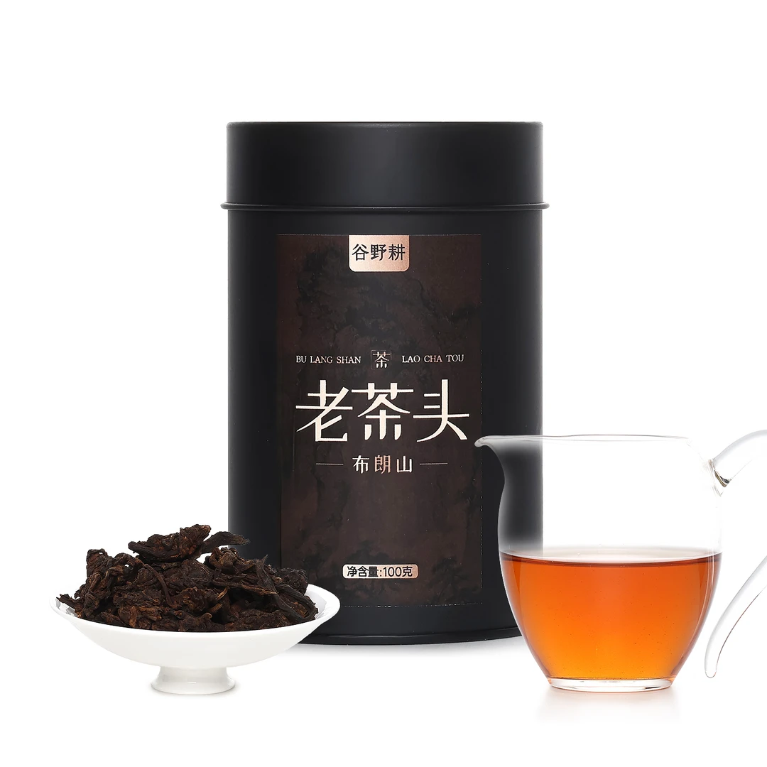 谷野耕2021年 老茶头 100g  云南布朗山熟普