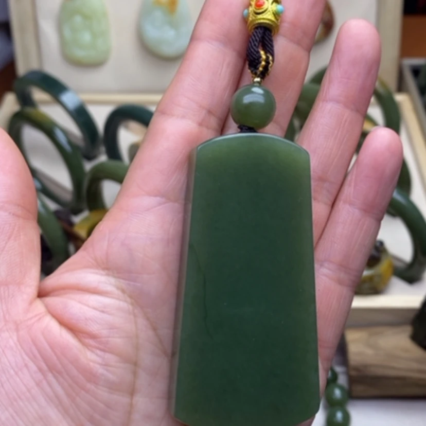 【闪购商品】和田玉挂件未镶嵌家***獸