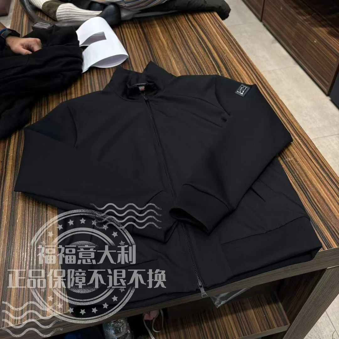 福福意大利 不退换 保鲨 男款黑色动态弹力外套