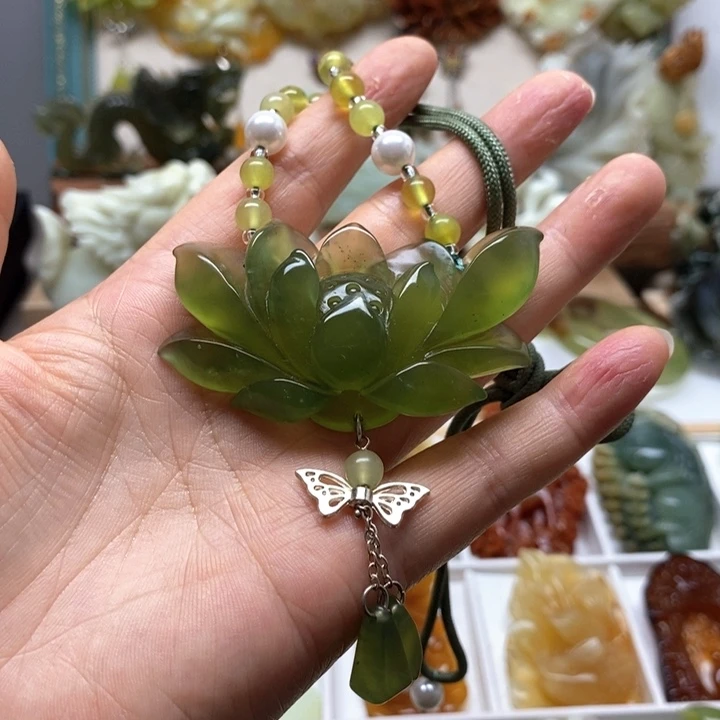 未镶嵌蛇纹石玉手链