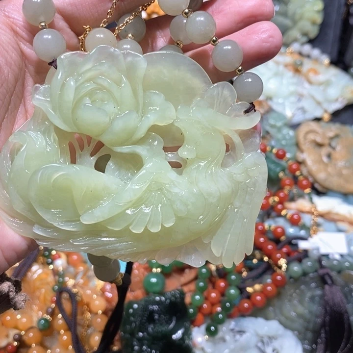 岫玉毛衣链未镶嵌
