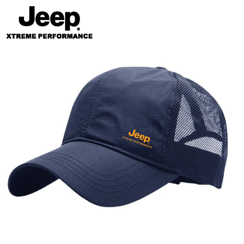JEEP/吉普速干棒球帽男士运动鸭舌男女款太阳透气防晒休闲遮阳帽