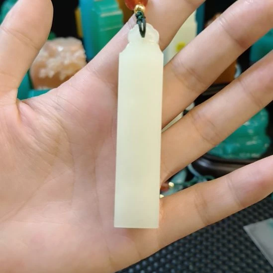 寿山石印石如意钮