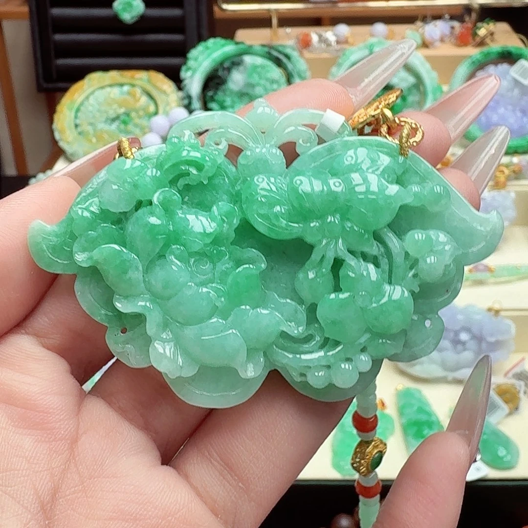 颈饰未镶嵌翡翠翡翠吊坠
