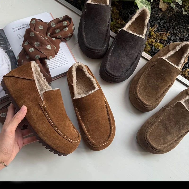 小发喵「奢柔绒面暖冬豆豆鞋｜慵懒步履尽释高级腔调」777