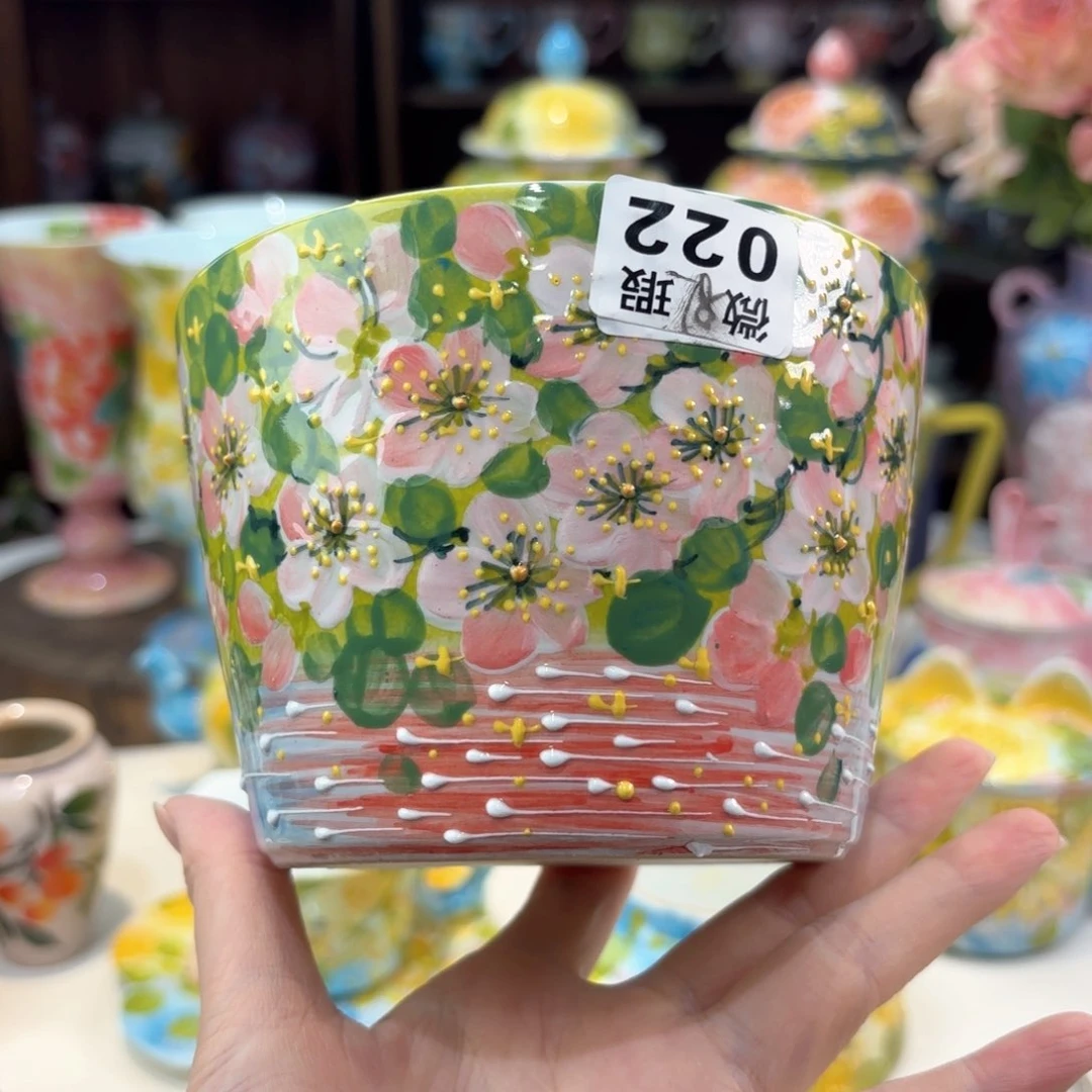 景德镇手绘高温釉下彩陶瓷茶具