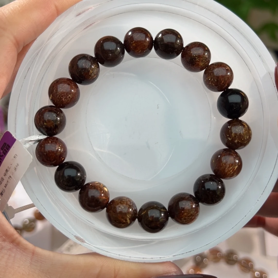 水晶手链未镶嵌黑金超七11