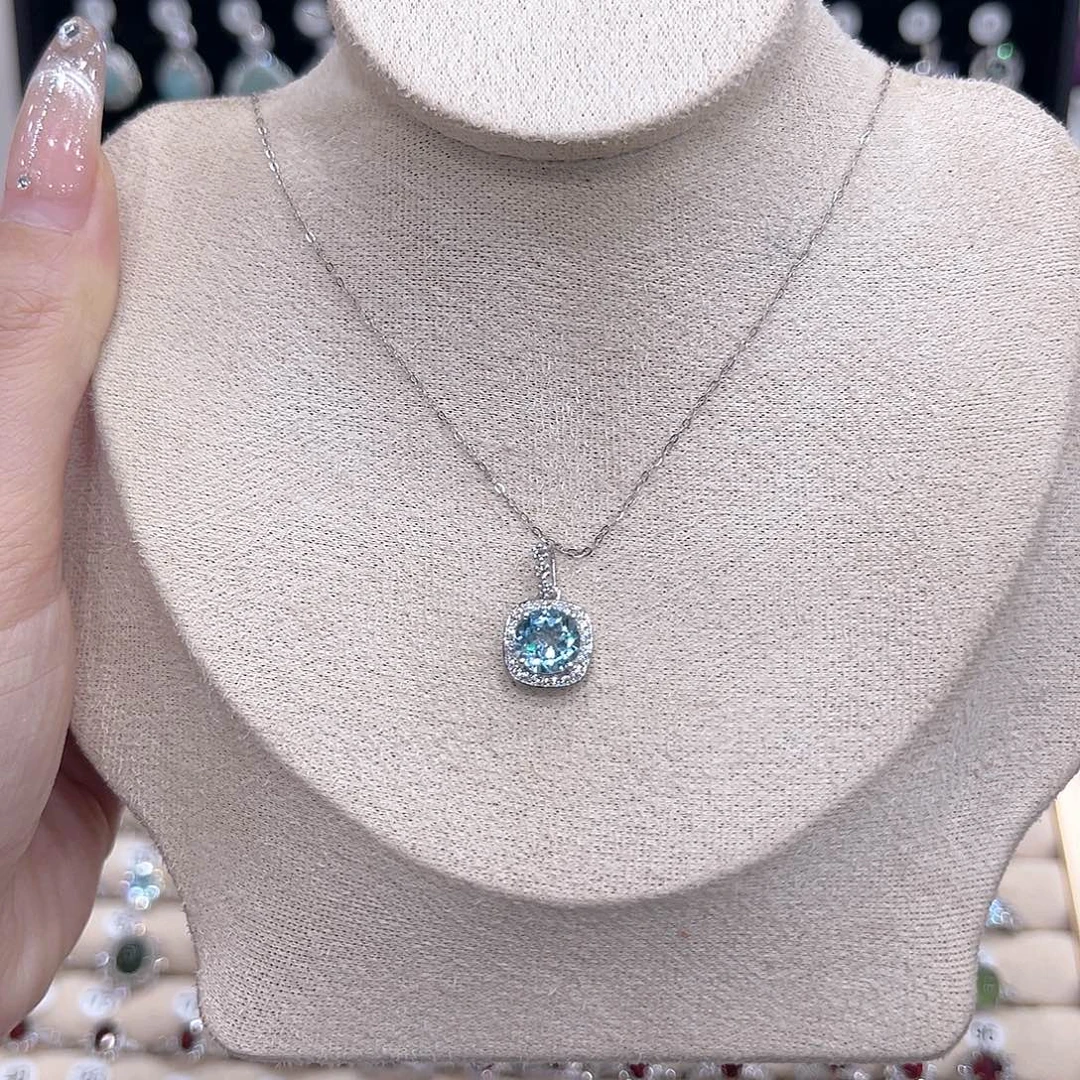 银S925镶嵌戒指水晶