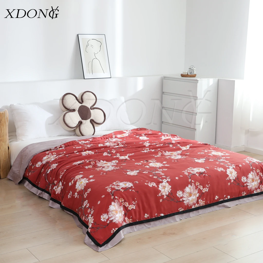 XDONGY（冬云家纺）200*230高奢 梅朵枝意 燕 窝 蛋白夏被