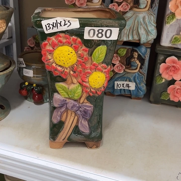 粗陶材质多肉花盆