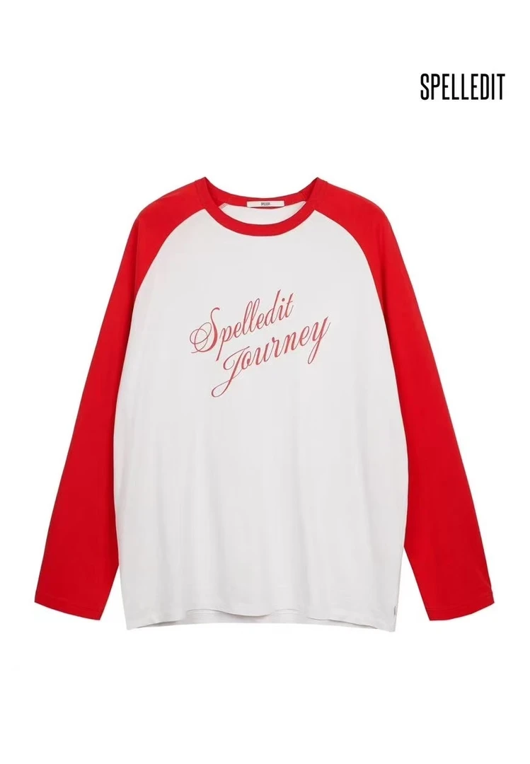 SPELLEDIT旅途插肩长袖T恤/NO退换