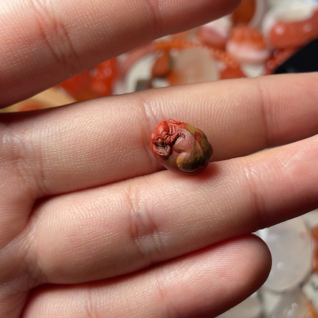 南红玛瑙吊坠(不含链)未镶嵌马**燕