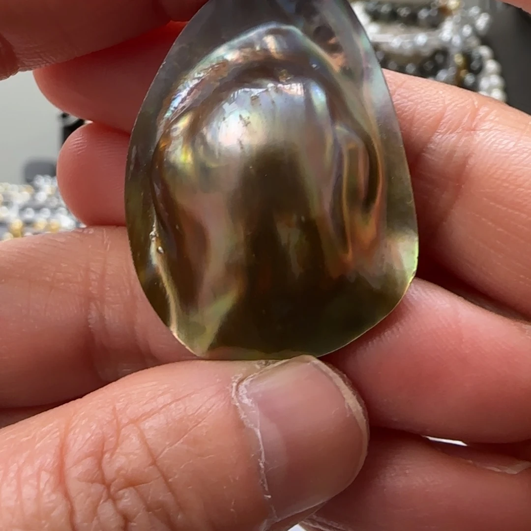 海水珍珠颈饰银S925镶嵌