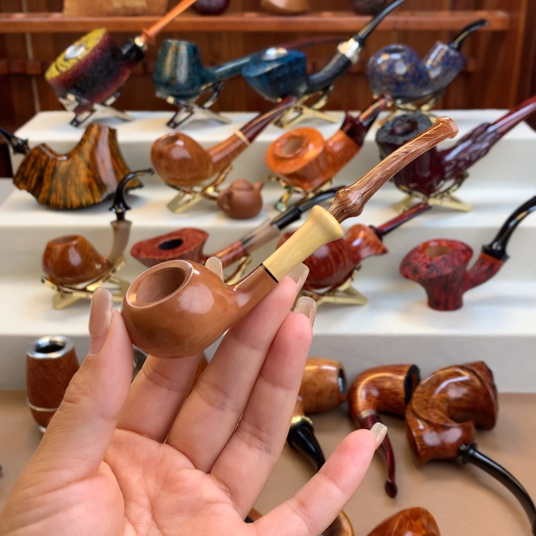 小***鱼高品质一石楠木烟斗