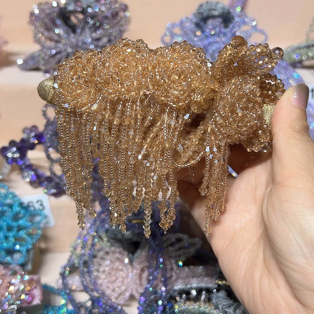 仿水晶非金属10号 懒人夹