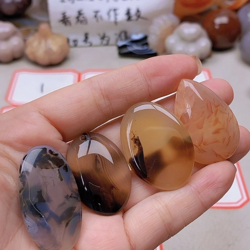 【闪购商品】未镶嵌玛瑙/玉髓珠宝半成品晴****)