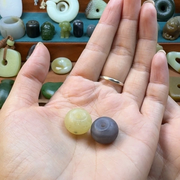 平***心颈饰未镶嵌和田玉