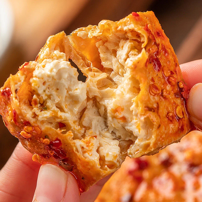 【爆汁豆干复制单】爆汁豆干豆泡香辣烧烤味即食豆腐干解馋网红零食