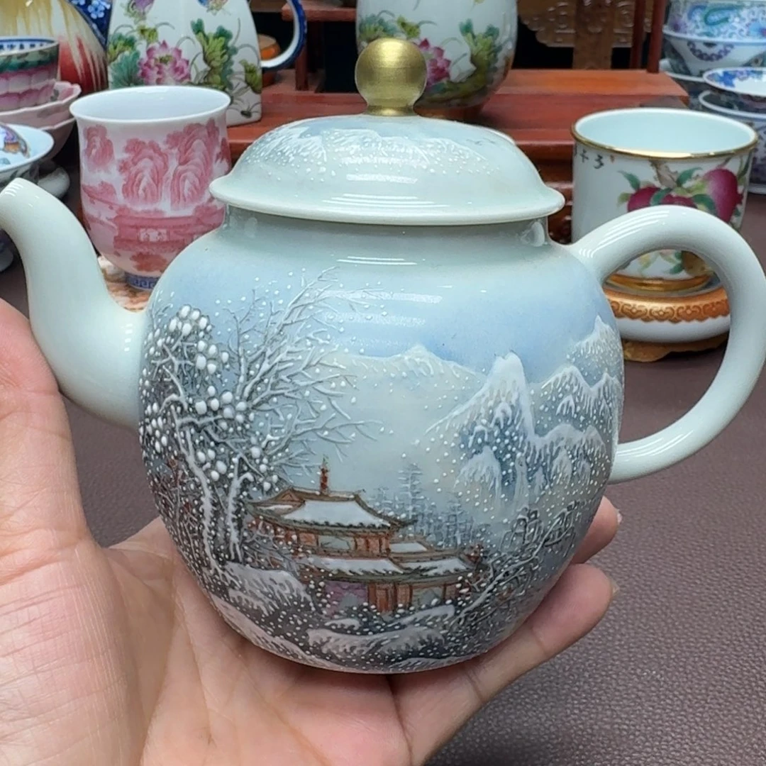 瓷片景德镇仿古手工制作精品展示