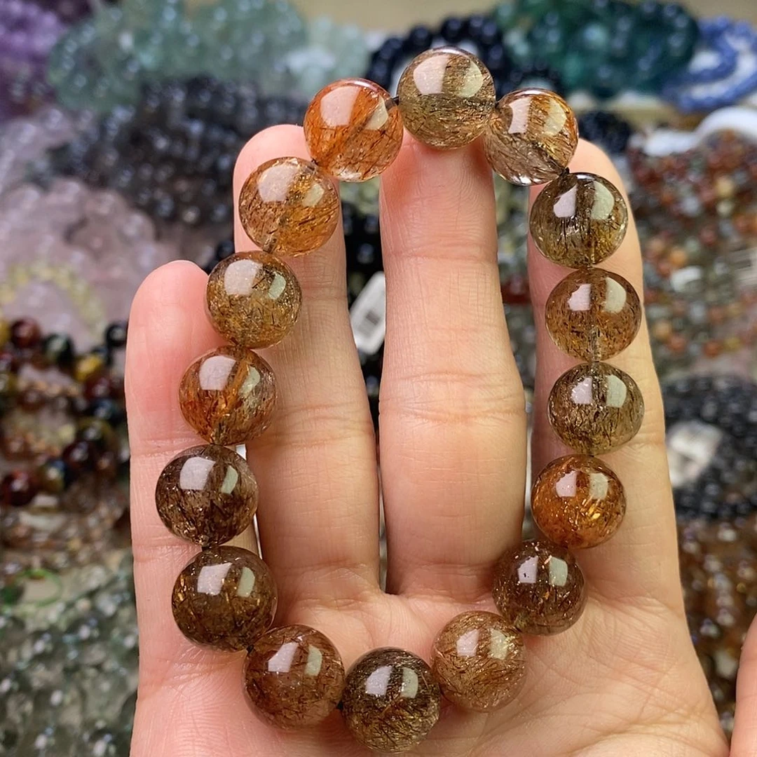 水晶手链未镶嵌紫*?卡13