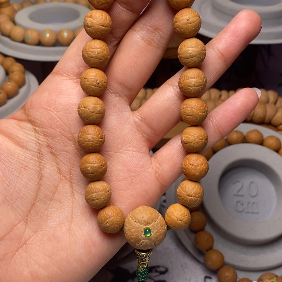 凤眼菩提吊坠手串