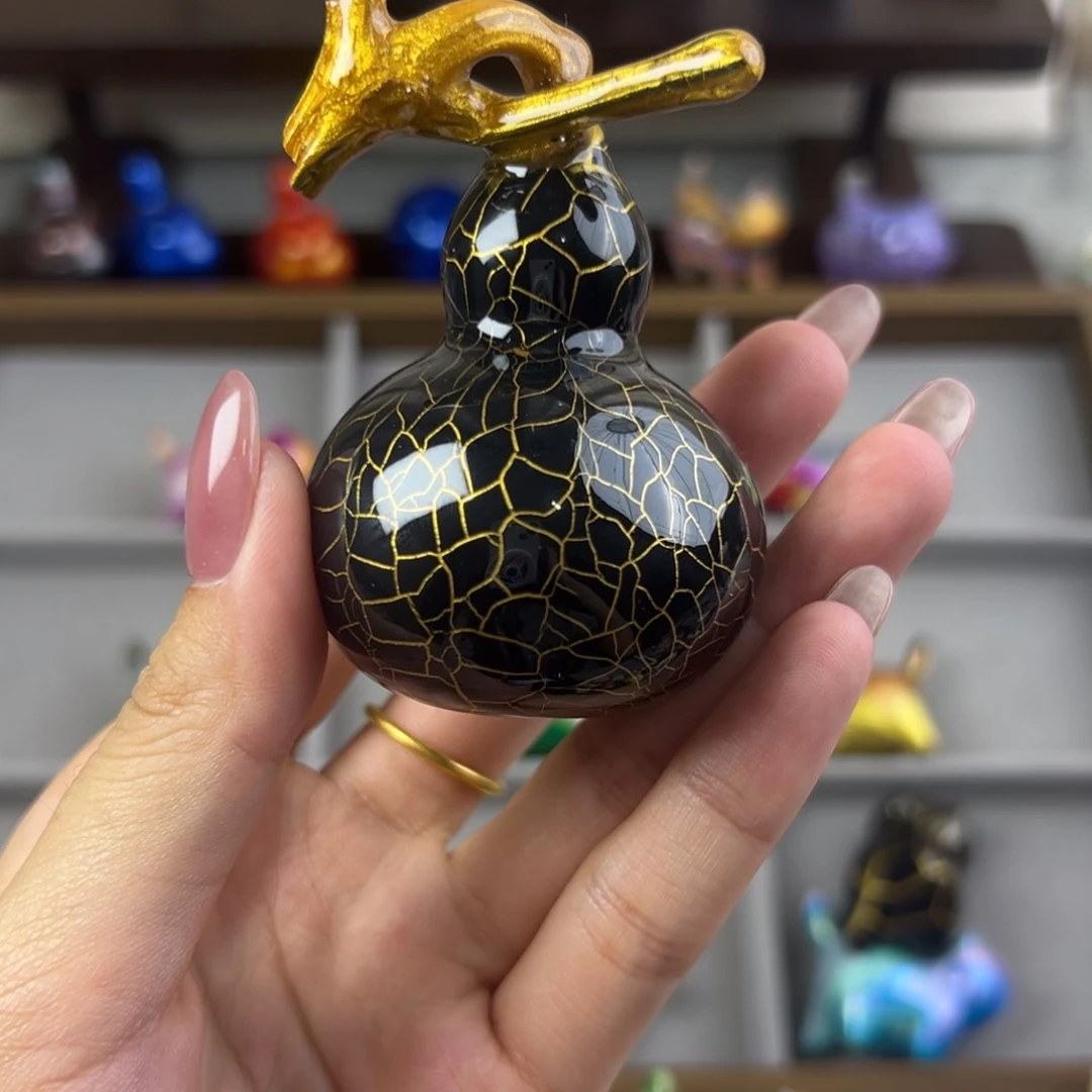 黑色裂纹黑金葫芦