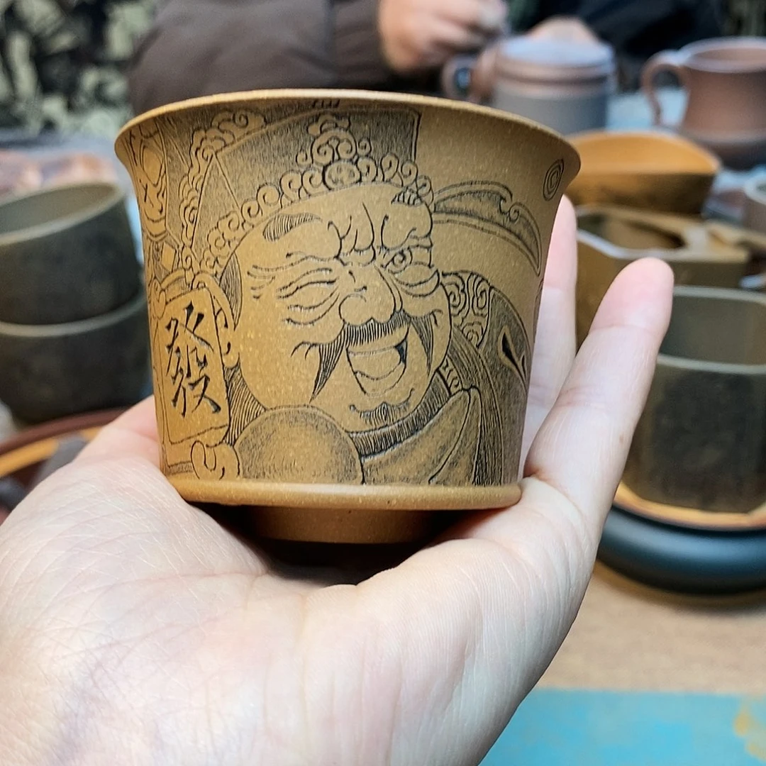 茶宠紫砂宜兴紫砂杯