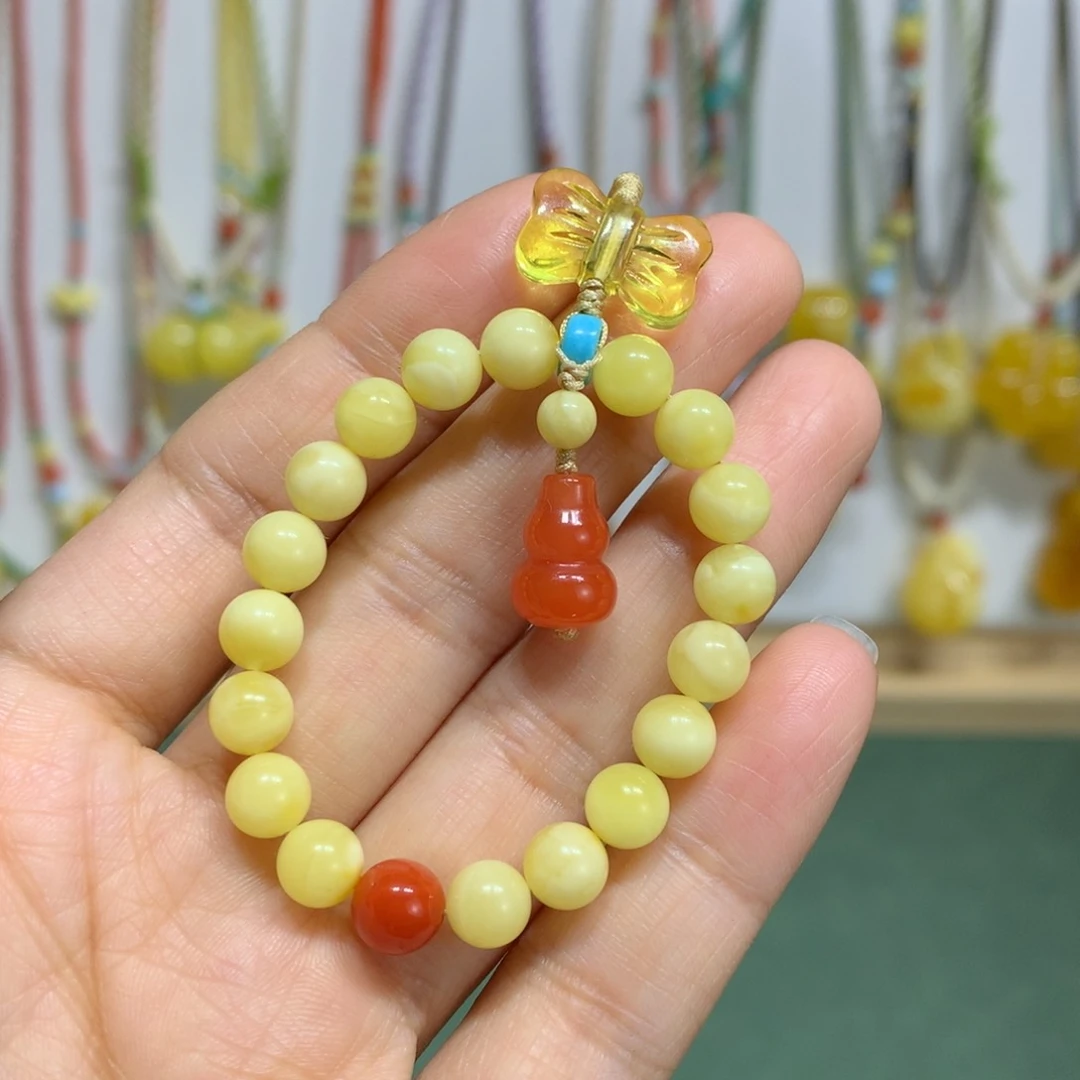 蜜蜡手链未镶嵌手机挂