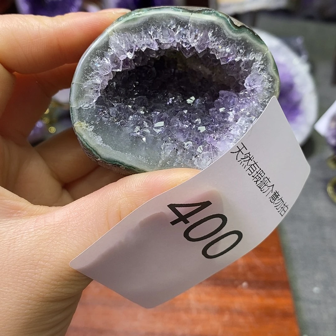 珠宝半成品紫晶未镶嵌