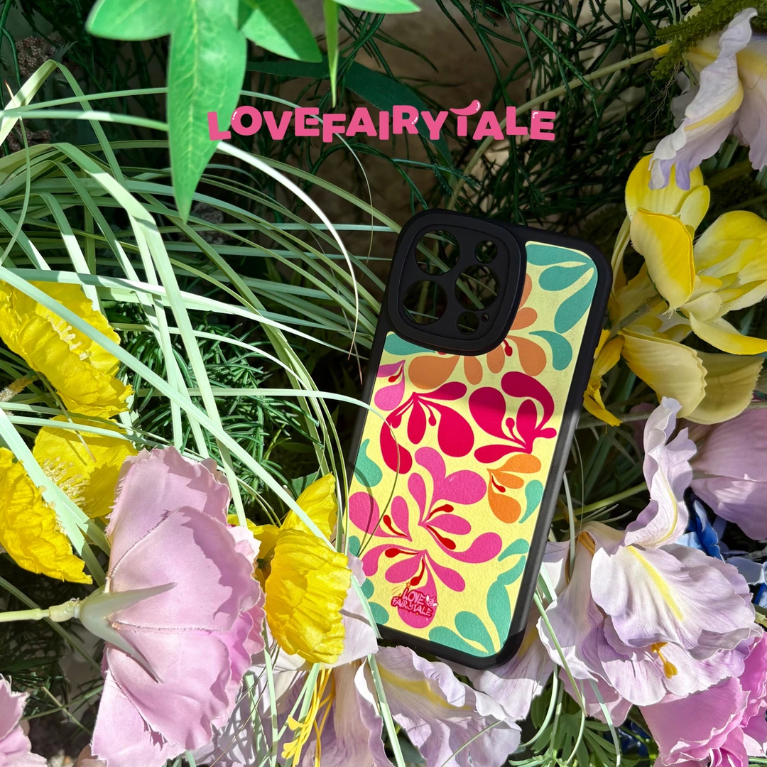 LOVEFAIRYTALE爱与自然系列之花系彩绘个性化创意防摔手机壳