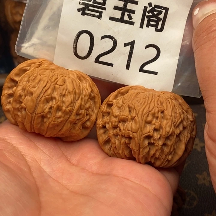 文玩核桃把件磨盘全品44