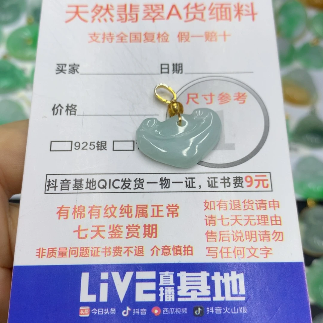 翡翠颈饰未镶嵌翡翠