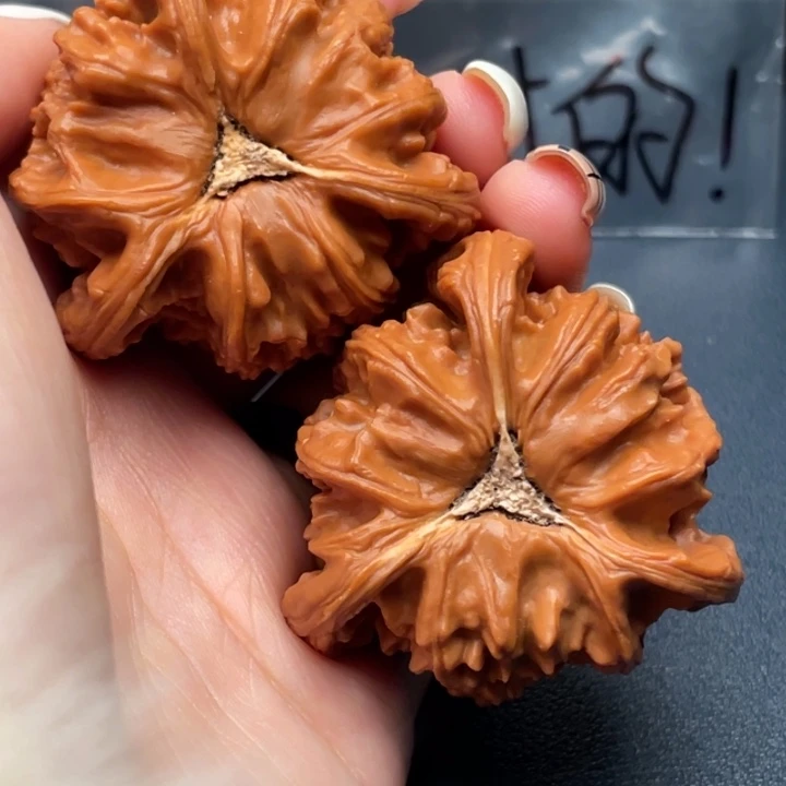 云***5吊坠文玩核桃白狮子