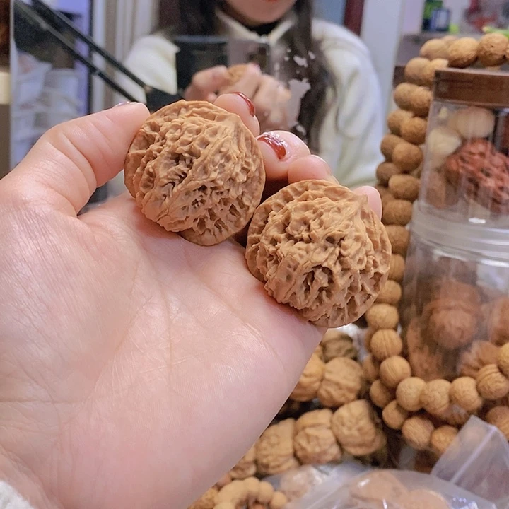 【闪购商品】文玩核桃把件奶***爸43蟠龙纹