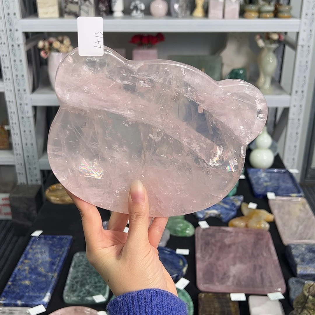 石材爆彩爆闪粉水晶。    413