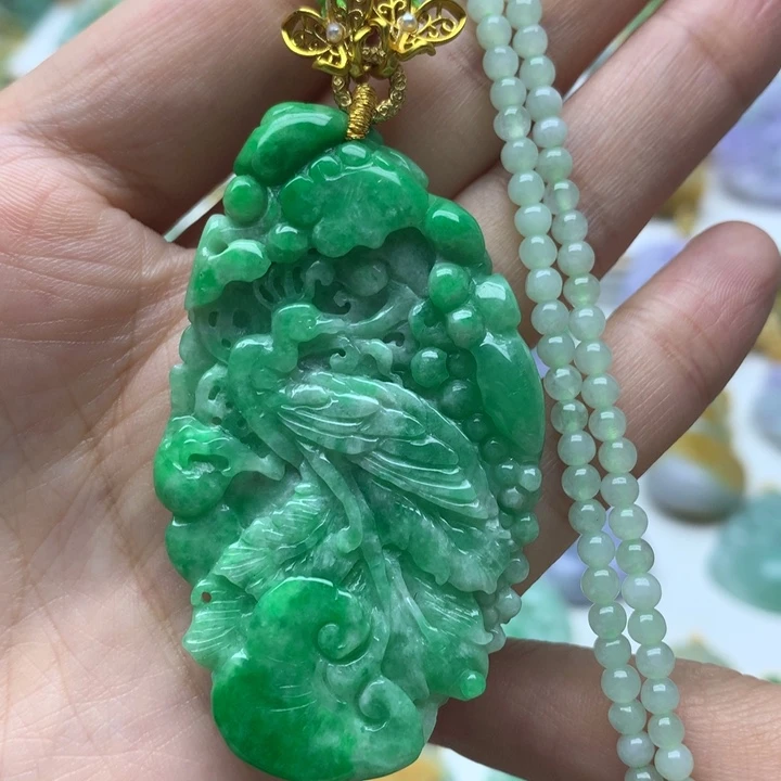 颈饰未镶嵌翡翠翡翠