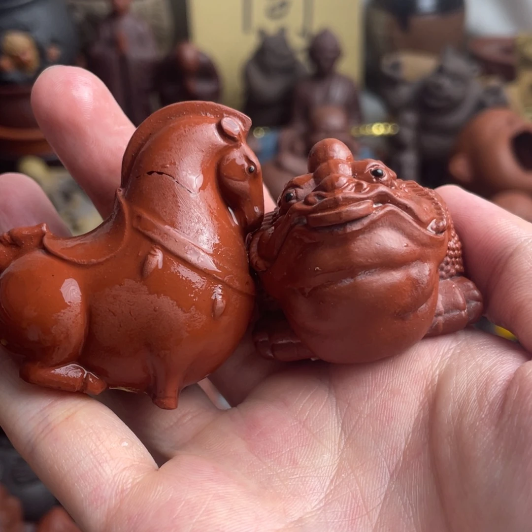 紫砂茶宠紫砂瑕疵
