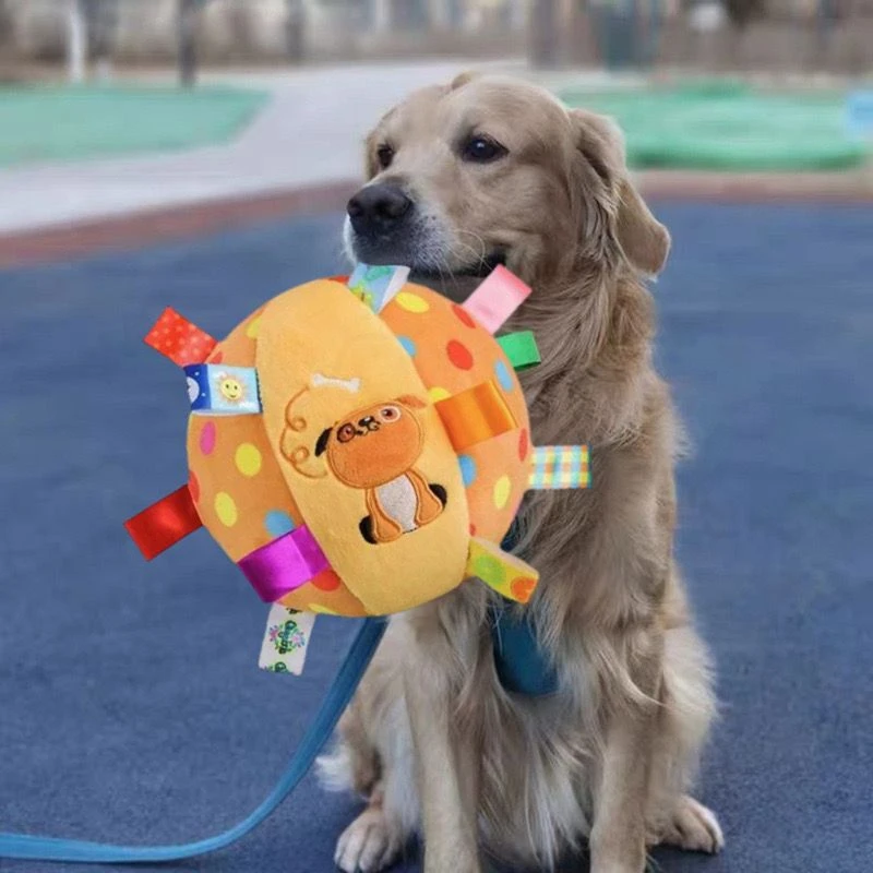 2025新款发声玩具球型宠物狗玩具响铃球比熊柴犬金毛磨牙耐咬解闷