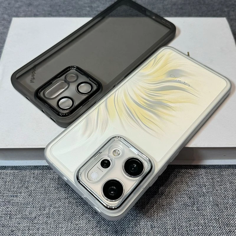 适用OPPOReno14手机壳镜头全包Reno14Pro透明软壳防摔Reno13简约